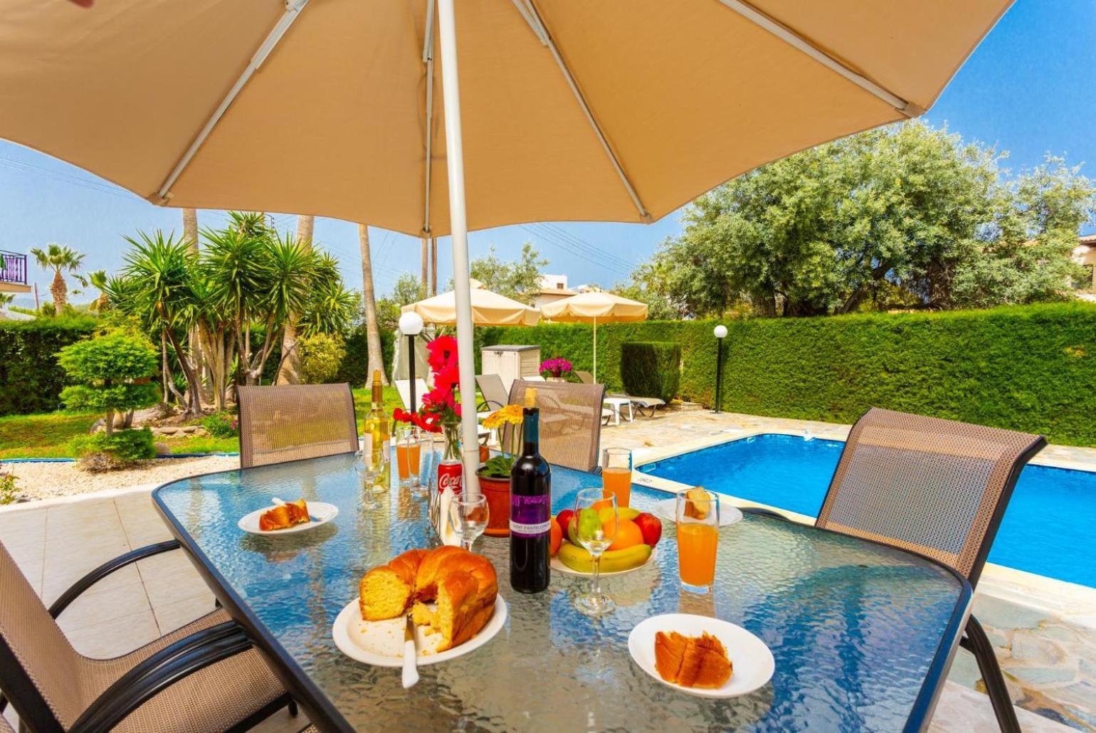 Villa Halima Stefanos Polis Esterno foto